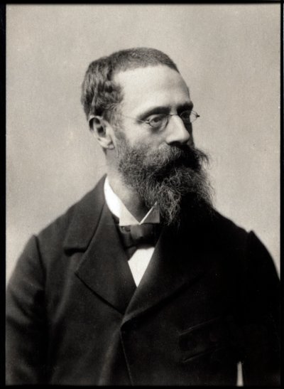 Portræt af Francis Tattegrain (1852-1915), fransk maler. af French Photographer